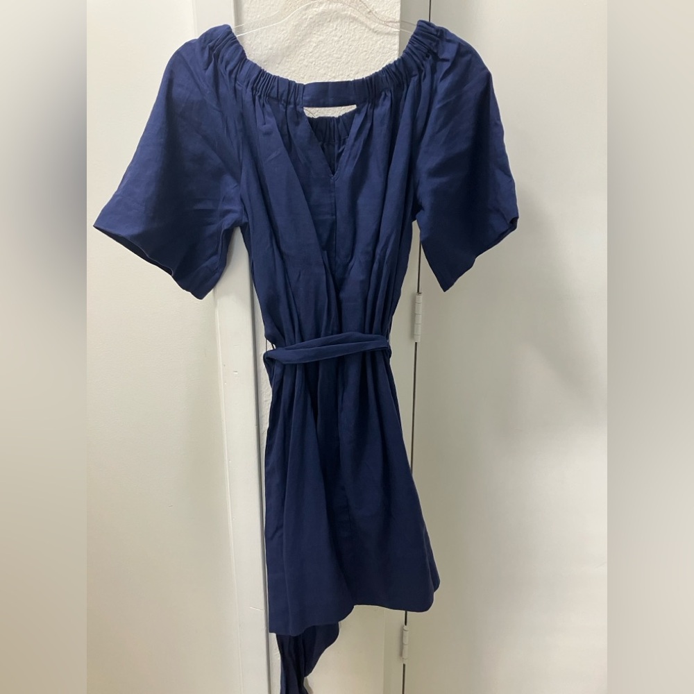Banana Republic Navy Belted dress - Picture 5 of 5